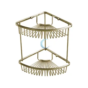 רשת פינתית דו קומתית מעוגלת 610 גוון ברונזה - BRASS