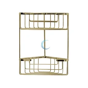 רשת פינתית דו קומתית 370 בגוון ברונזה- BRASS
