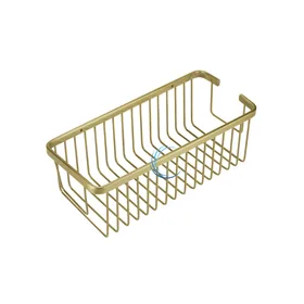 רשת רויאל 30 ס"מ מלבנית 72430 בגוון זהב מט - BRASS
